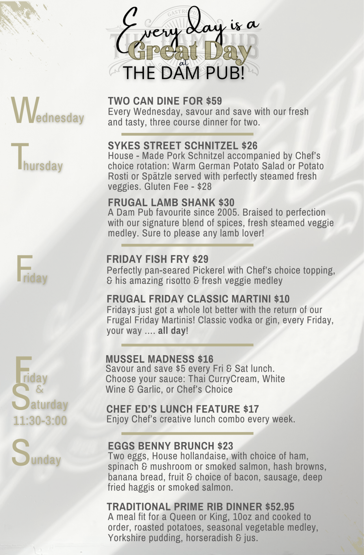 Weekly Features November 2025