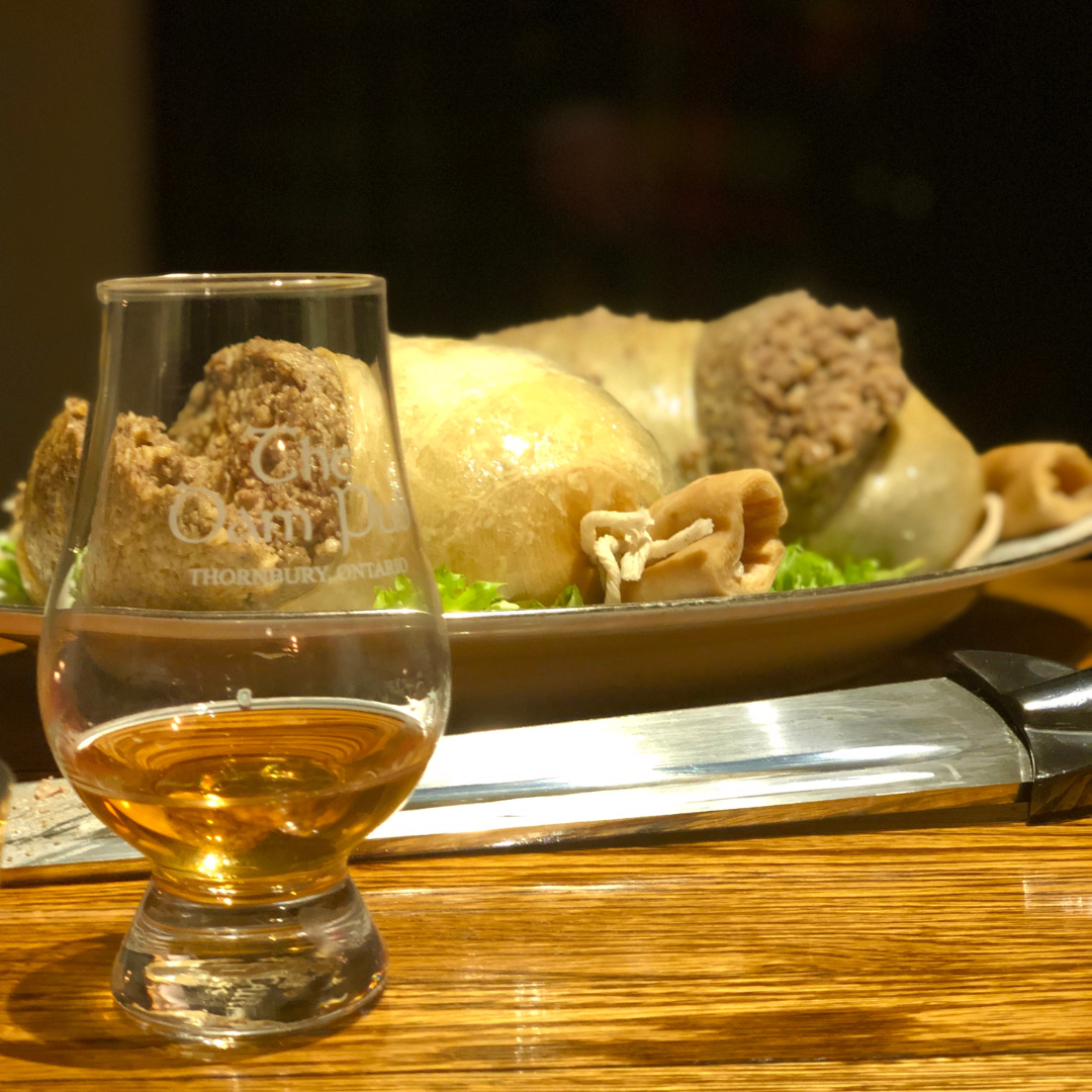 Robbie Burns Dinner at the Dam Pub